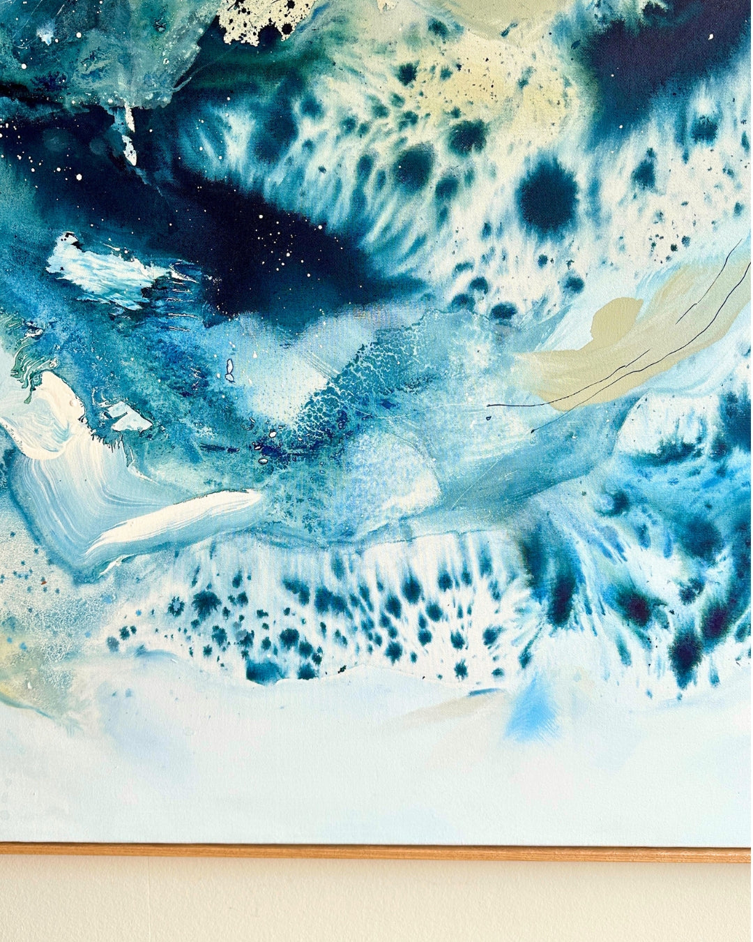Soft #15 - 130x180 cm - i egetræsramme