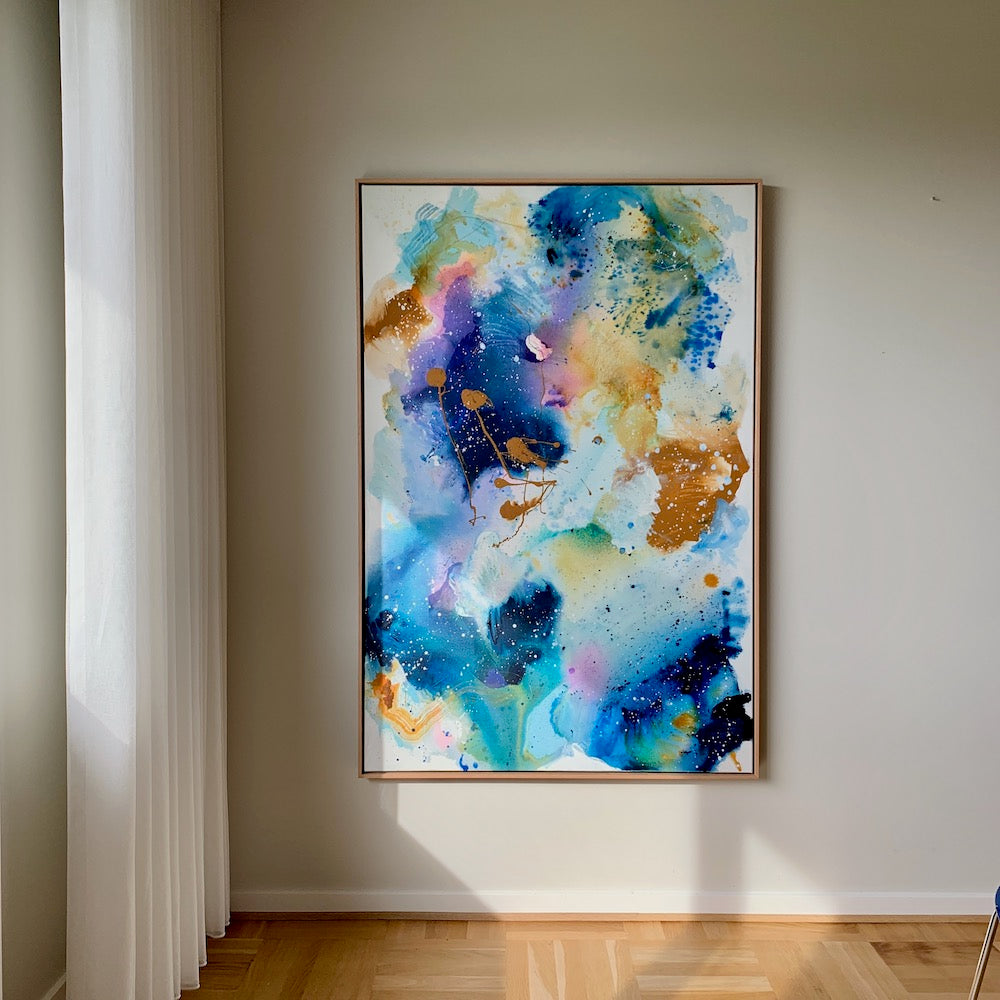 Stardust - 100x150 cm - i ramme