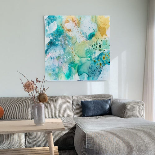 "Be gentle" - 100x100 cm