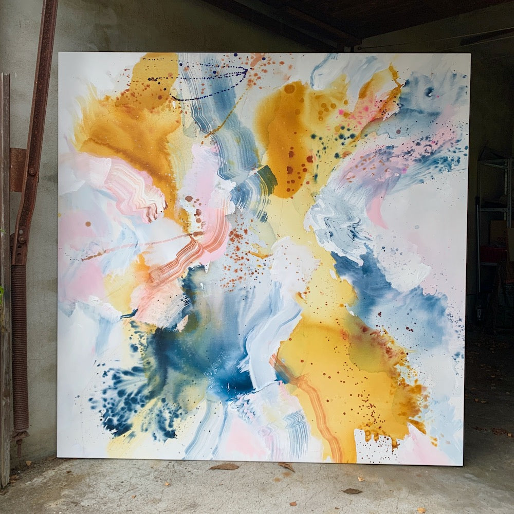 Between sunsets - 150x150 cm