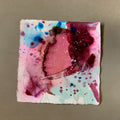 Trouble behind - 30x30 cm (papirmaleri)