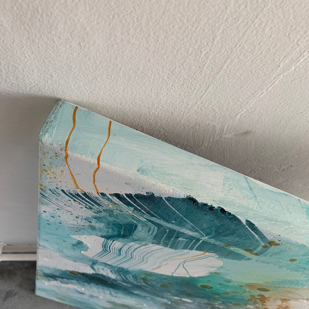 "Be gentle" - 100x100 cm