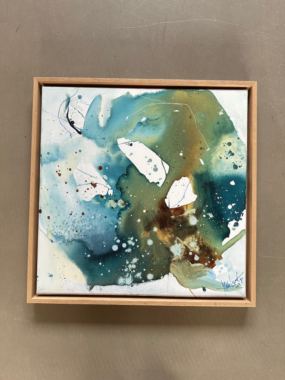 Soft Farveskitse #22  - 40x40 cm