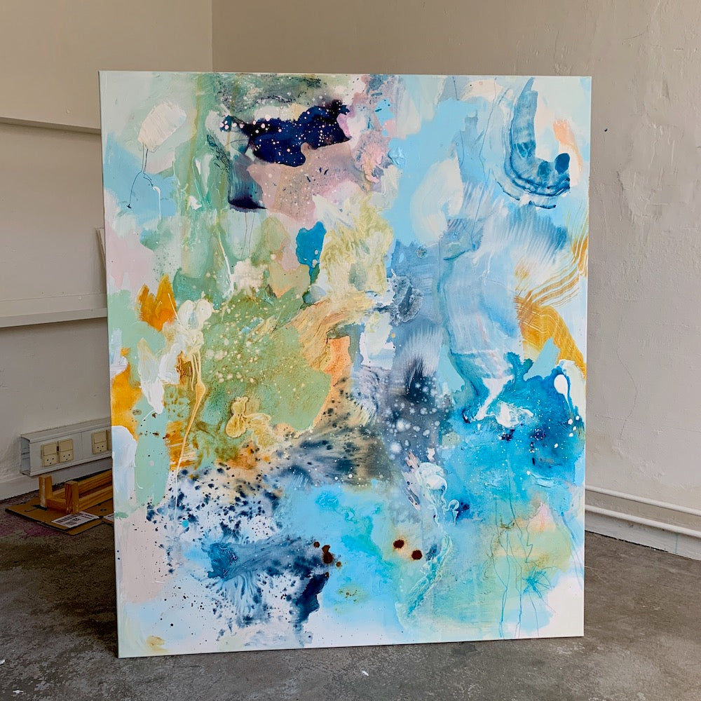 Let it flow #2 - 100x120 cm