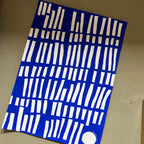 Ultramarine #2 - 111x83 cm - i egetræsramme