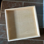 Boks-ramme i FSC-mærket fyrtræ til dit 20x20 cm maleri