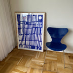 Ultramarine #1 - 111x83 cm - i egetræsramme
