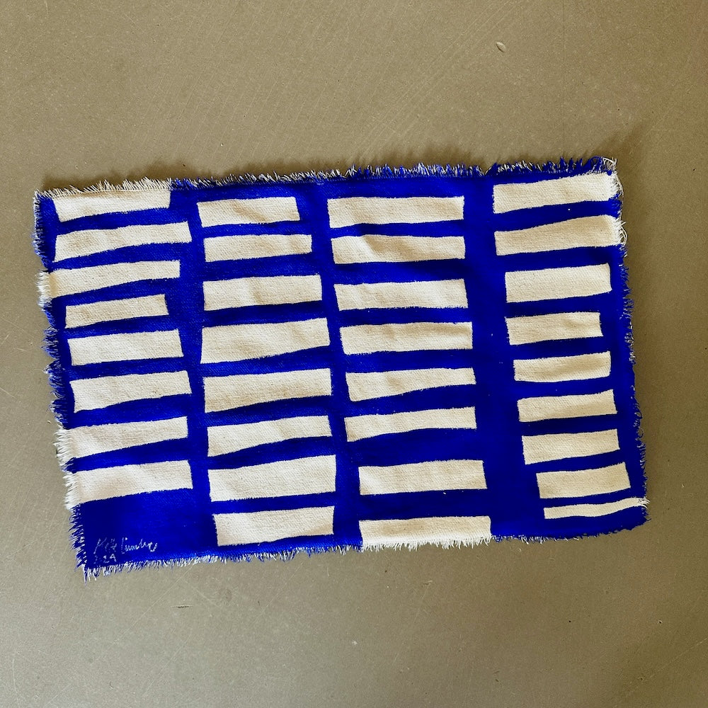 Ultramarine #3 - i egetræsramme -  39,5 x 49 cm
