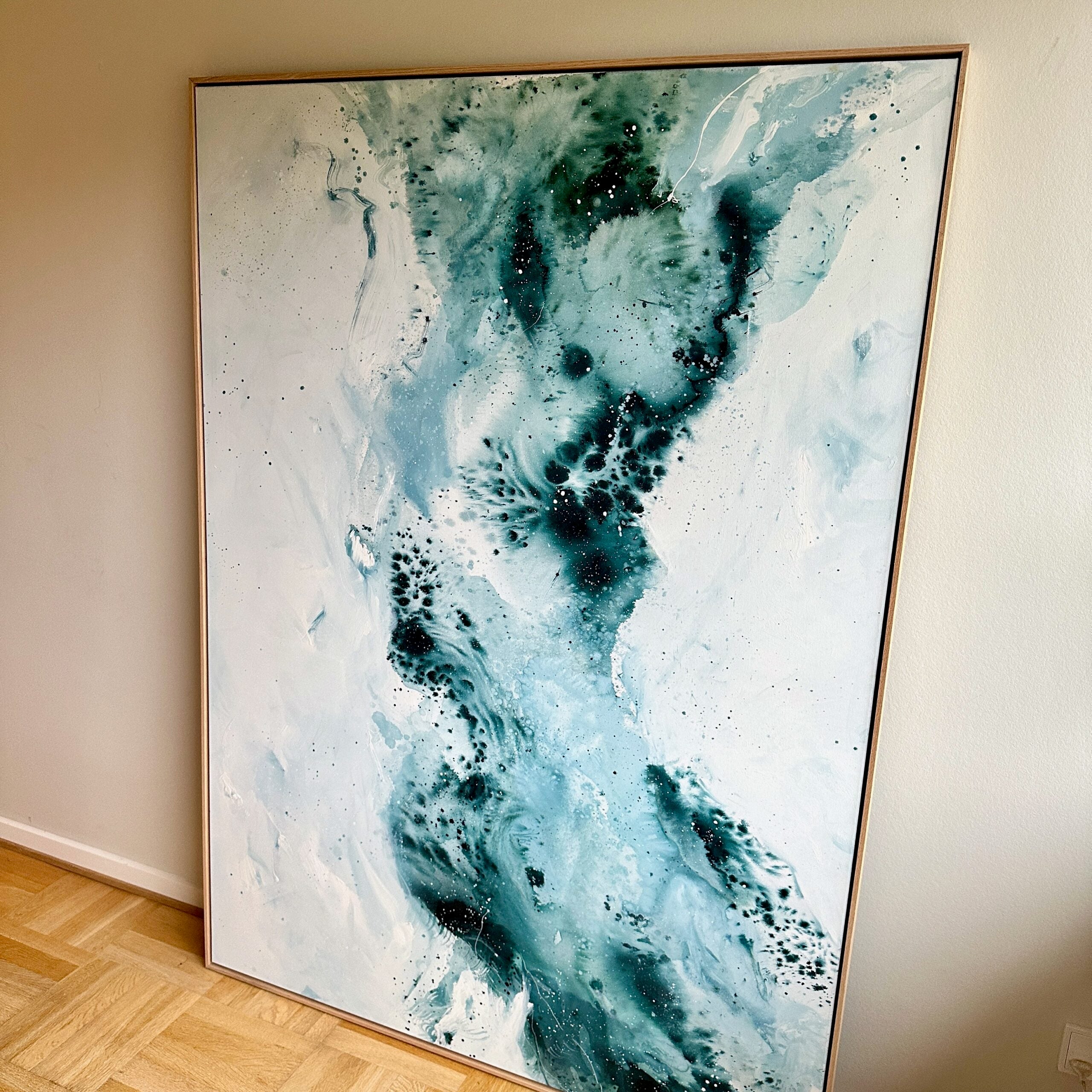 Soft #5 - 130x180 cm - i egetræsramme