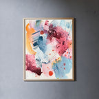 Bring it on - papirmaleri - 32x24 cm