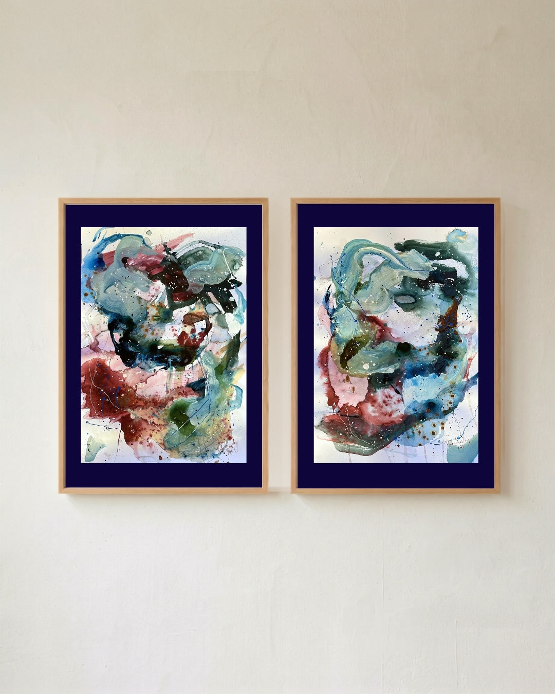 Soft farveskitser #37 og #38   - A2 (42 × 59,4 cm)