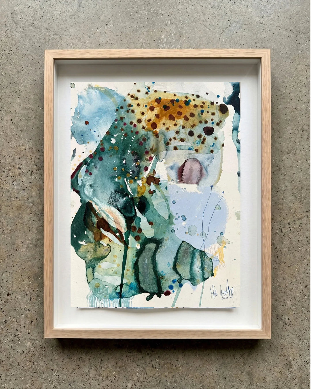 Soft farveskitse #5  - 36 x 48 cm