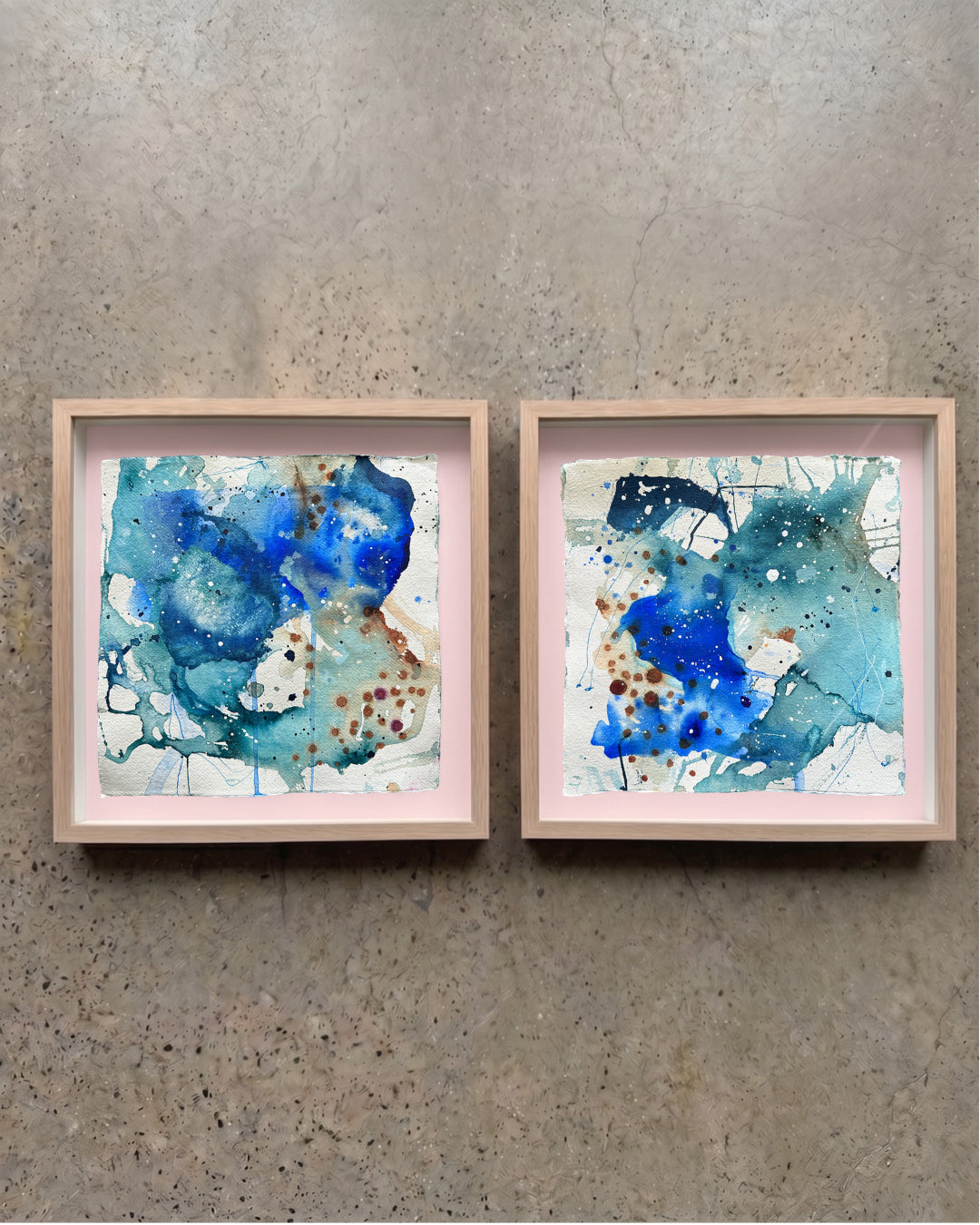 Soft Farveskitser #24 og #25  - 20x20 cm