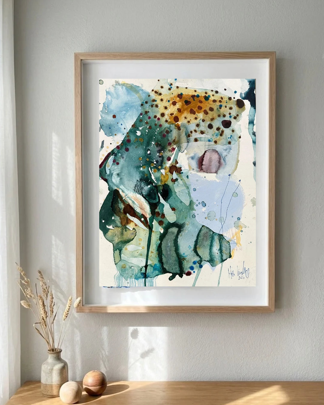 Soft farveskitse #5  - 36 x 48 cm