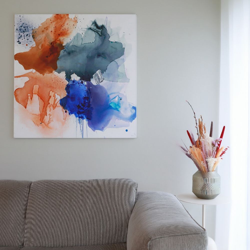 Somewhere else - 100x100 cm