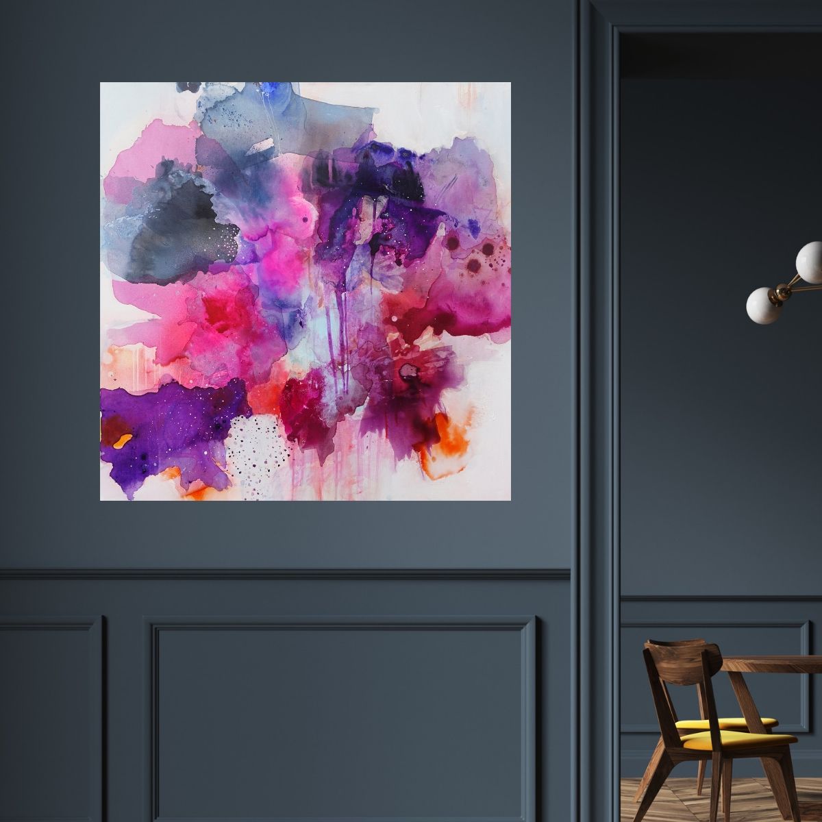Right Back - 100x100 cm