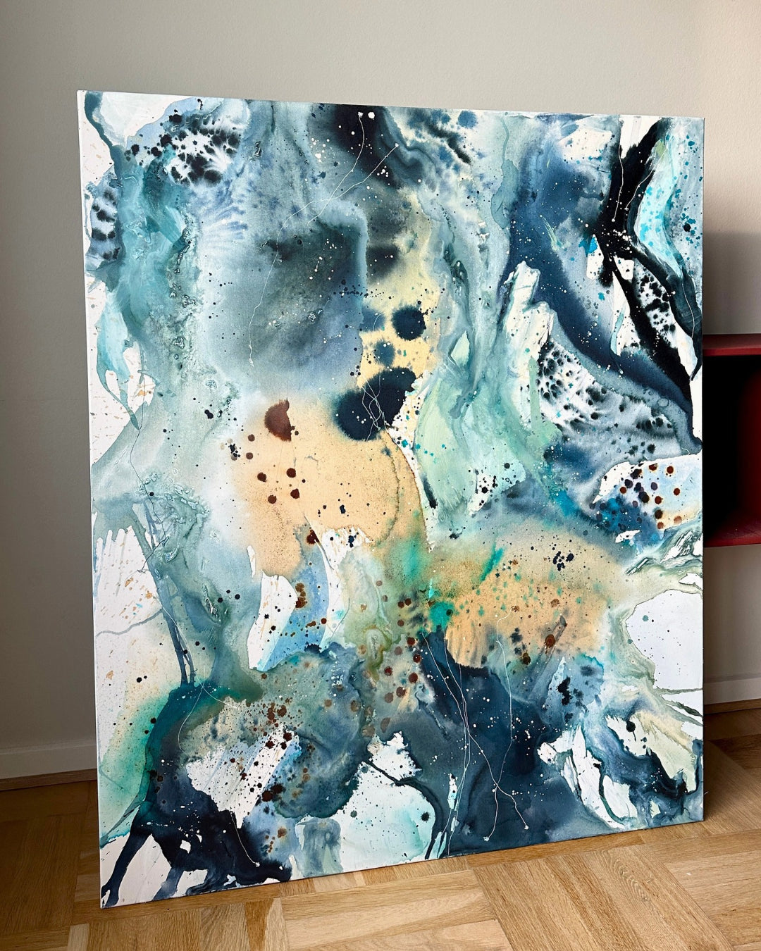 Panorama #2, in oak frame (100x120 cm)