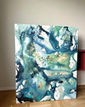 Panorama #2, in oak frame (100x120 cm)