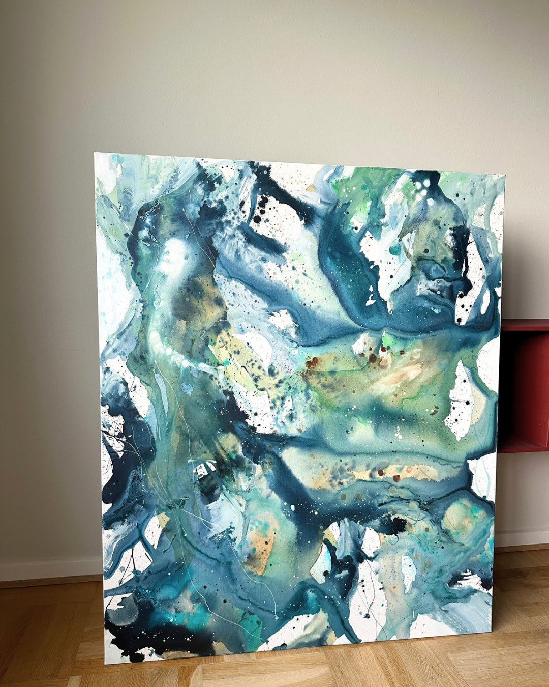 Panorama #2, in oak frame (100x120 cm)