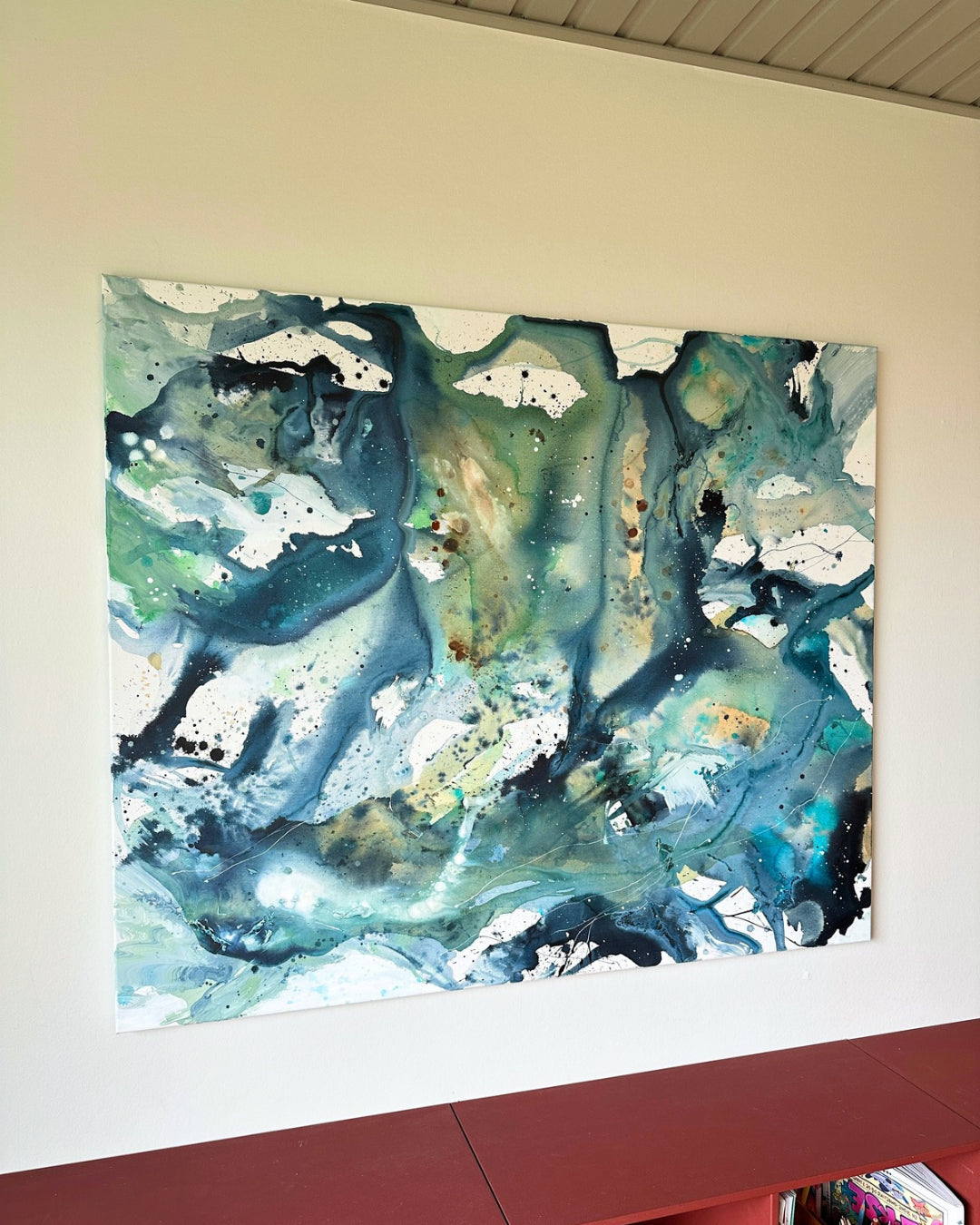 Panorama #2, in oak frame (100x120 cm)