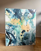 Panorama #2, in oak frame (100x120 cm)