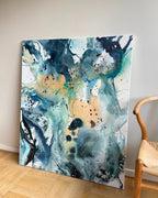 Panorama #2, in oak frame (100x120 cm)