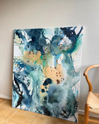 Panorama #2, in oak frame (100x120 cm)