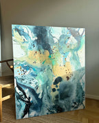 Panorama #2, in oak frame (100x120 cm)