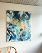 Panorama #2, in oak frame (100x120 cm)