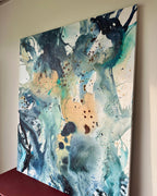 Panorama #2, in oak frame (100x120 cm)