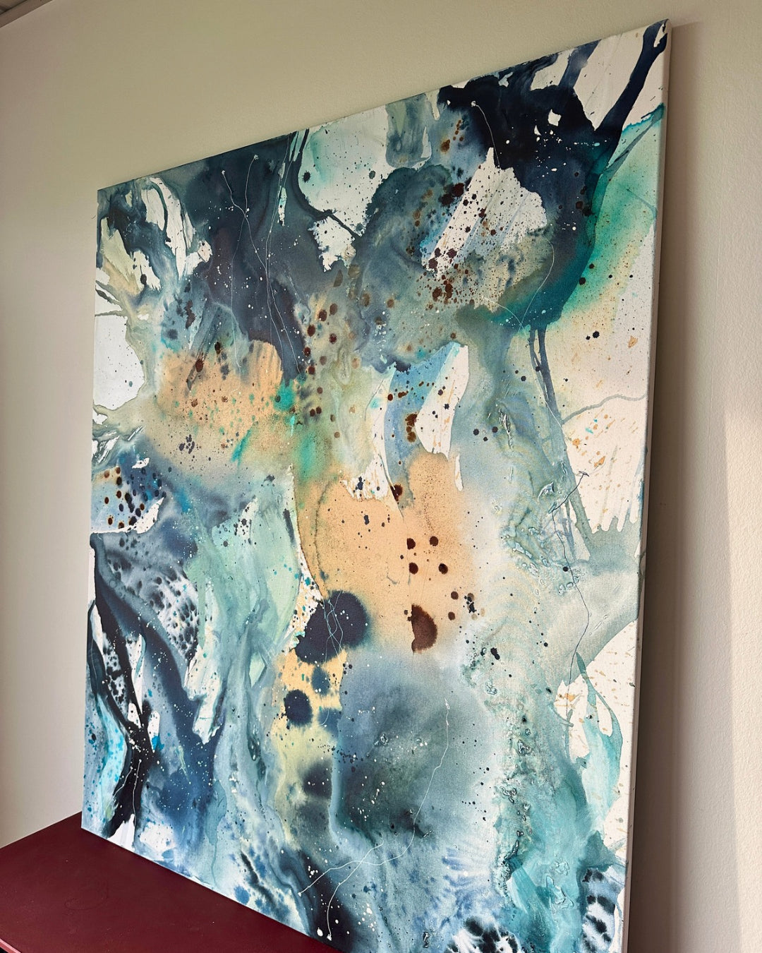 Panorama #2, in oak frame (100x120 cm)