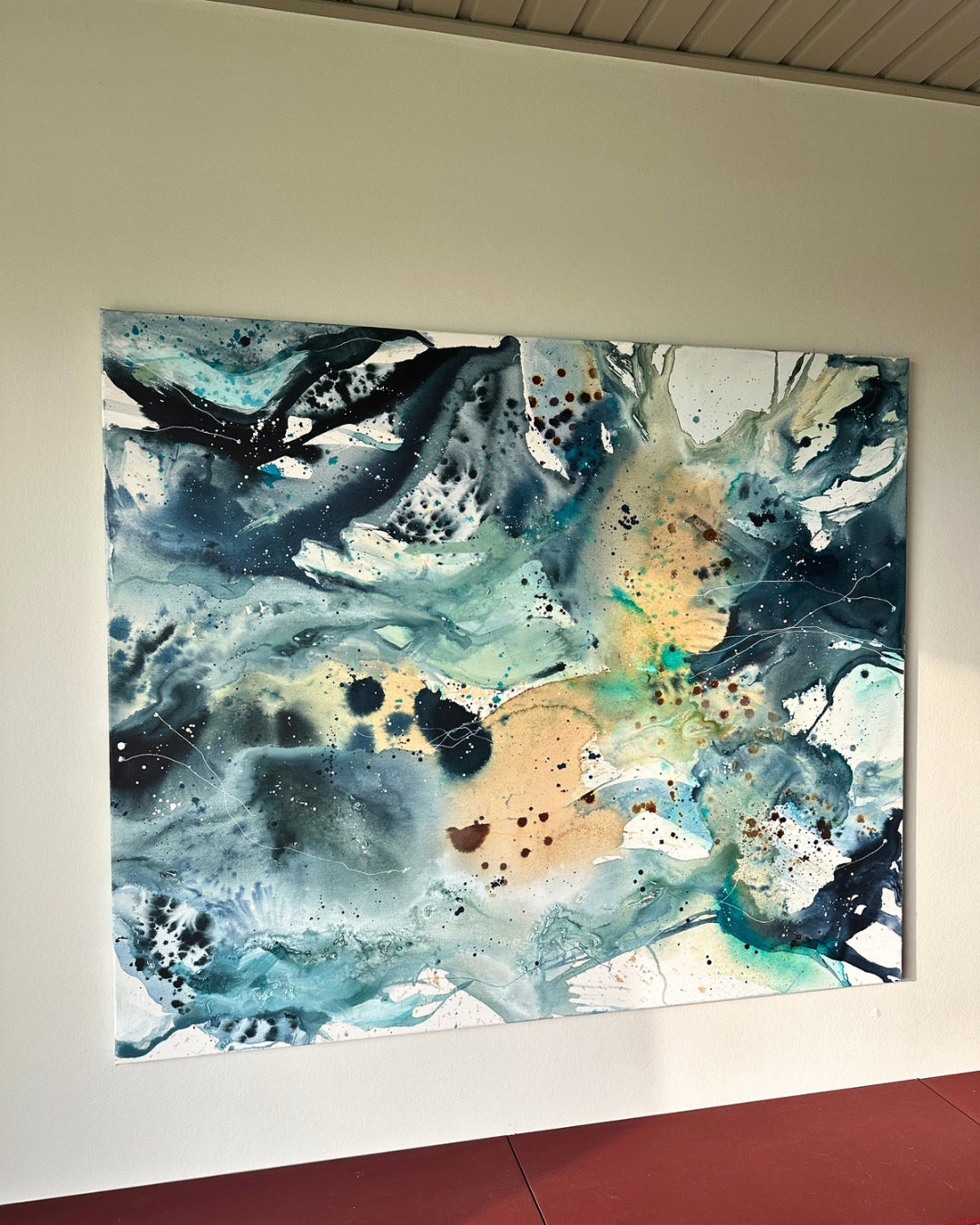 Panorama #2, in oak frame (100x120 cm)