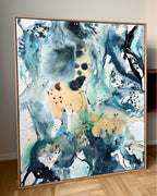 Panorama #2, in oak frame (100x120 cm)