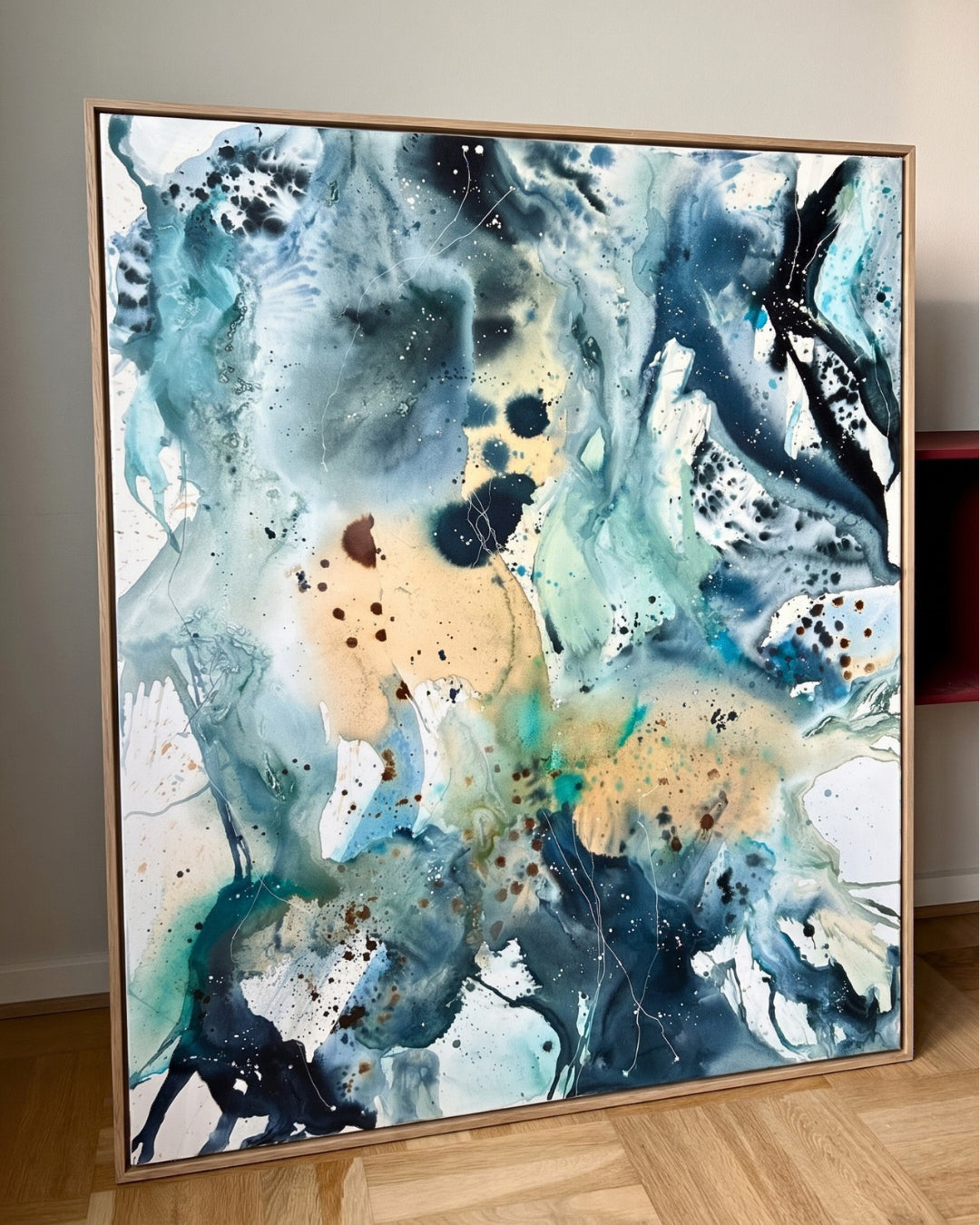 Panorama #2, in oak frame (100x120 cm)