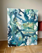 Panorama #2, in oak frame (100x120 cm)