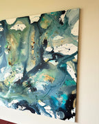 Panorama #2, in oak frame (100x120 cm)