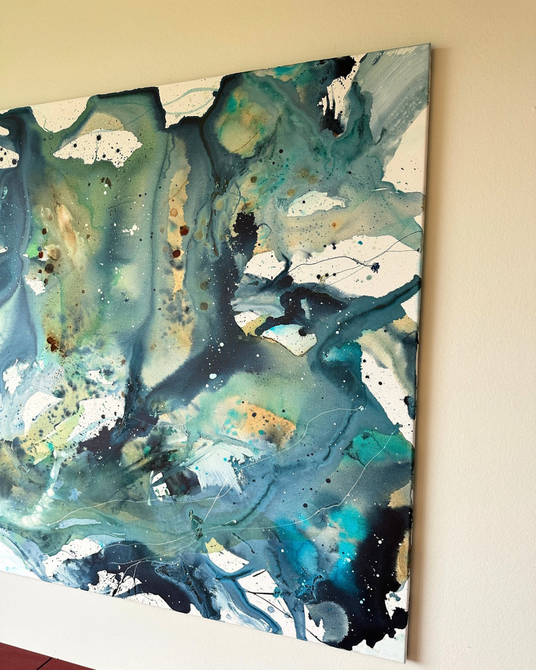 Panorama #2, in oak frame (100x120 cm)