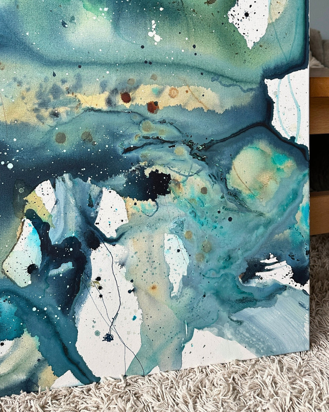 Panorama #2, in oak frame (100x120 cm)