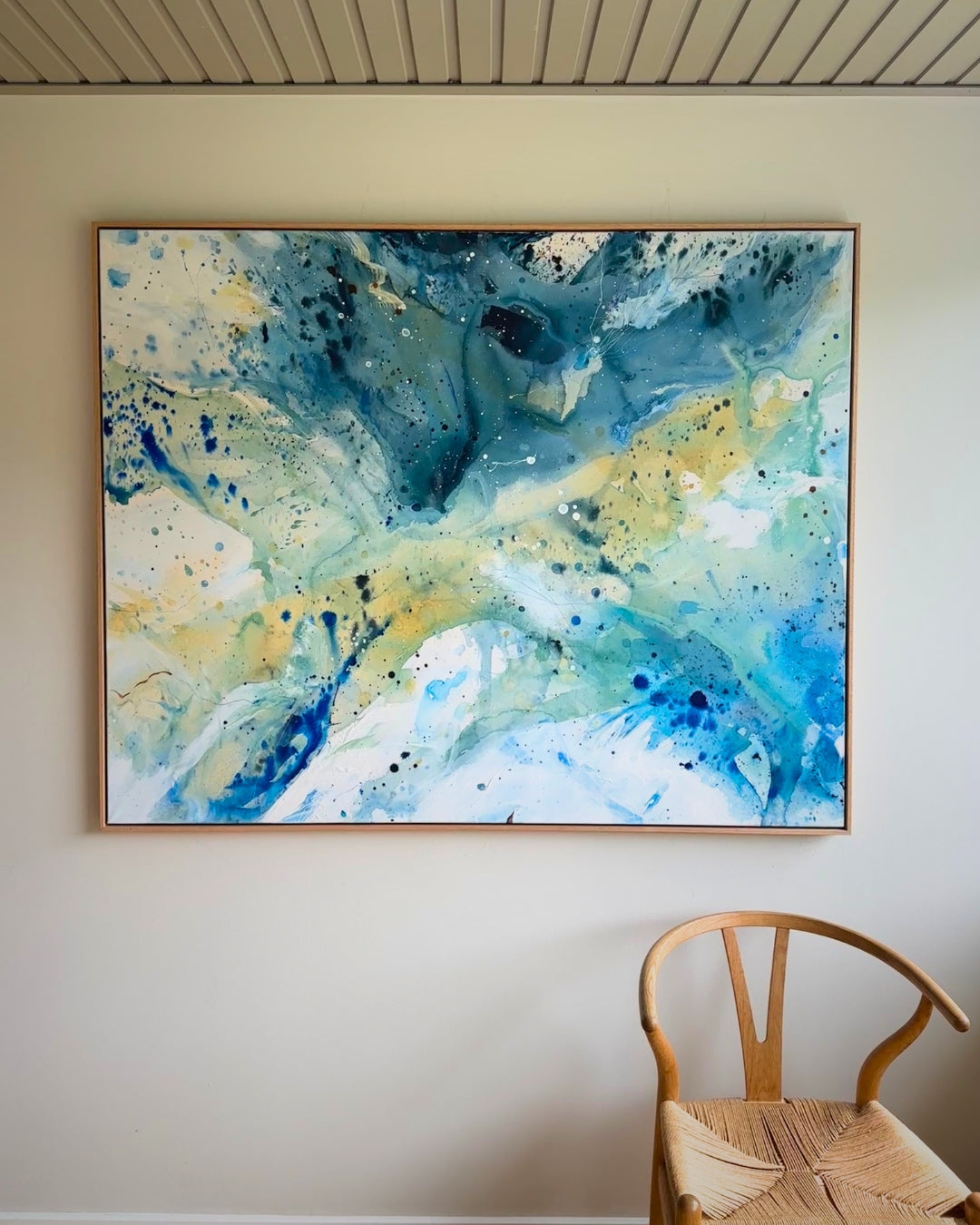 Soft #10 - 120x150 cm - i egetræsramme