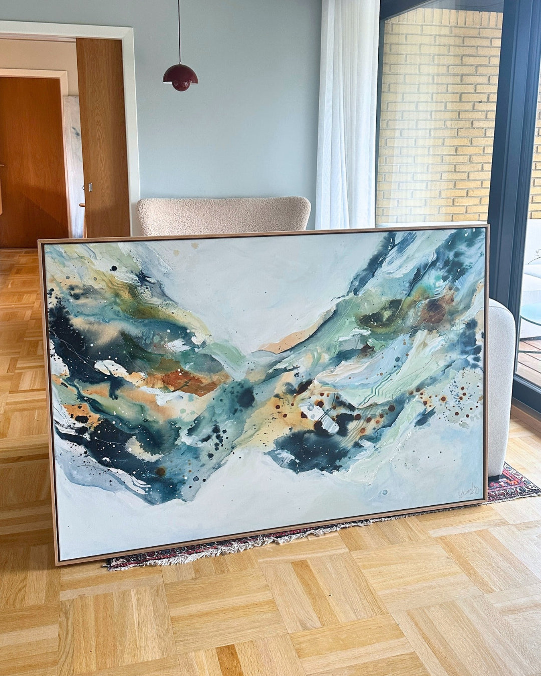 Soft #8 - 100x150 cm - framed