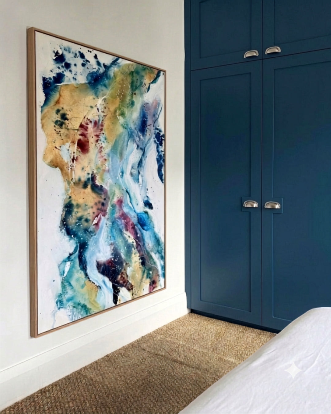 Soft #13 - 100x150 cm - i egetræsramme