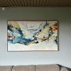 Soft #2 - 90x150 cm - i egetræsramme