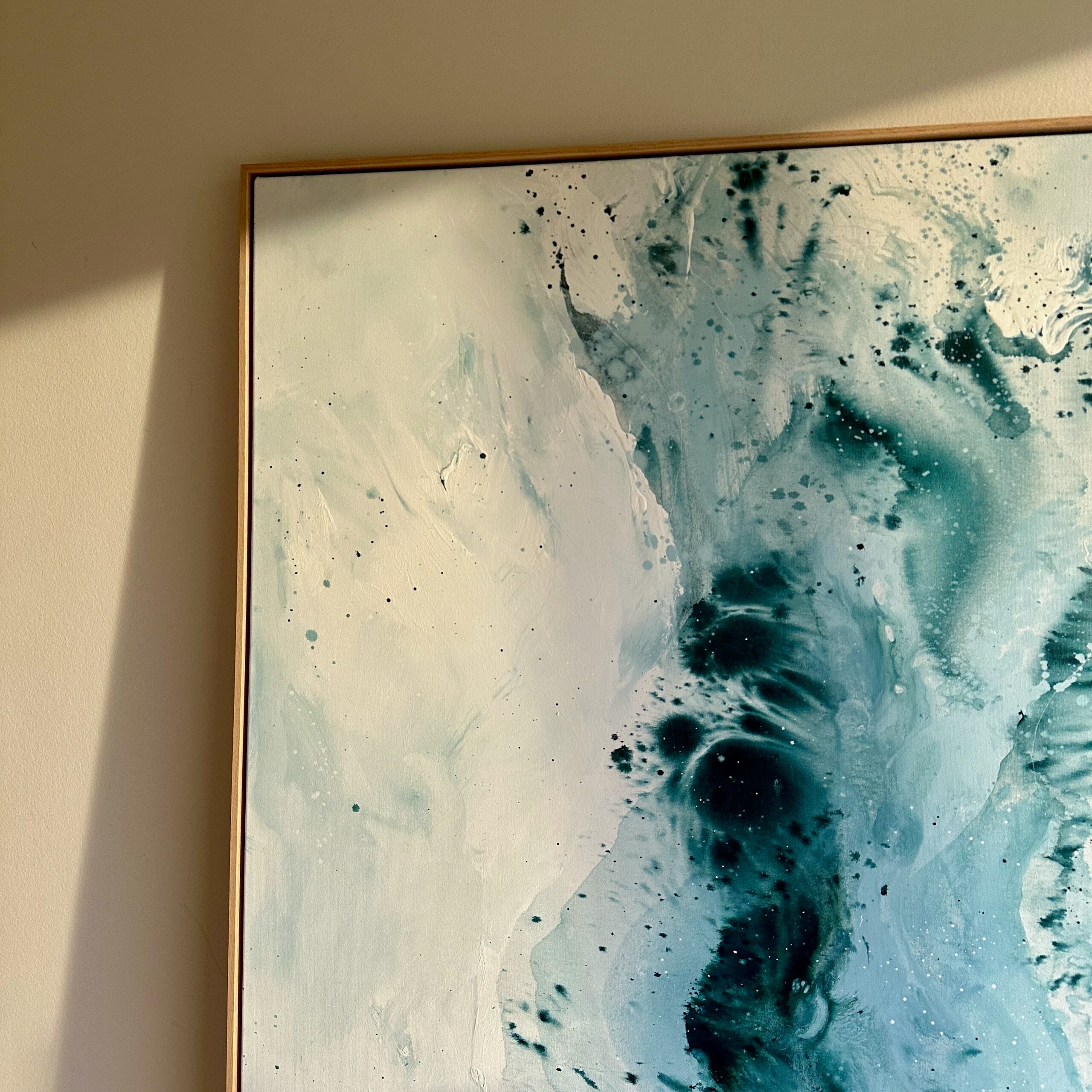 Soft #4 - 130x180 cm - i egetræsramme