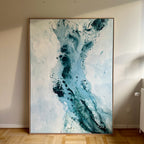 Soft #4 - 130x180 cm - i egetræsramme
