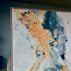 Soft #7 - 130x180 cm - i egetræsramme
