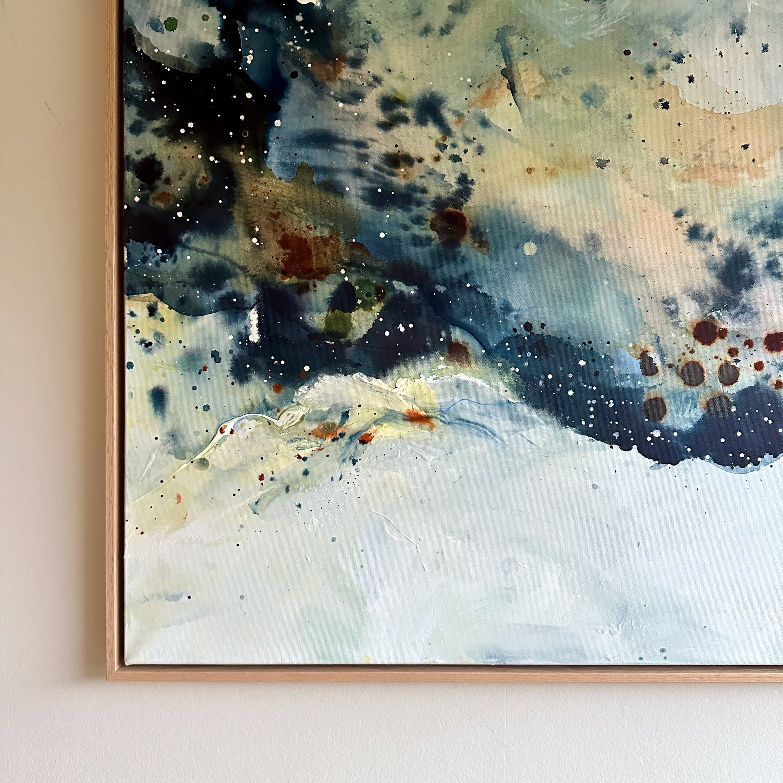 Soft #3 - 90x150 cm - i egetræsramme