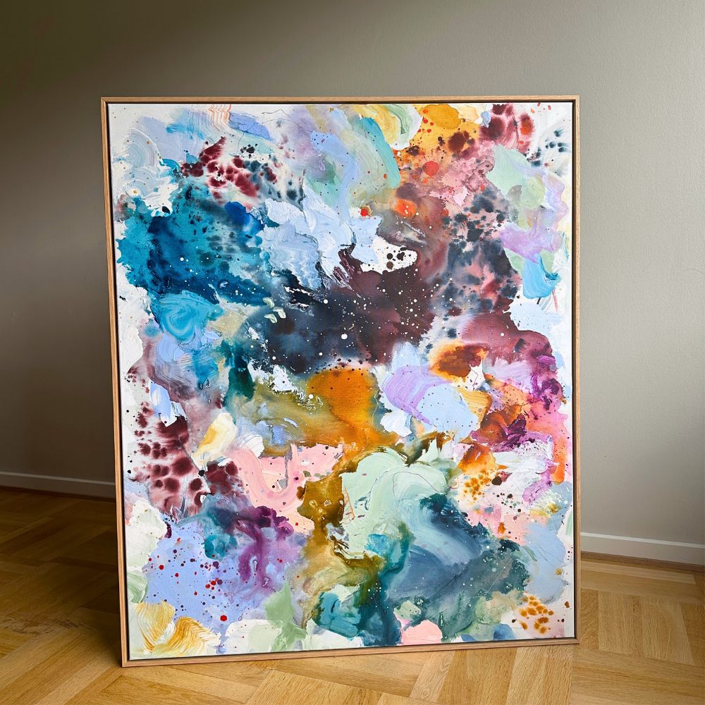Panorama #2, i egetræs-ramme (100x120 cm)
