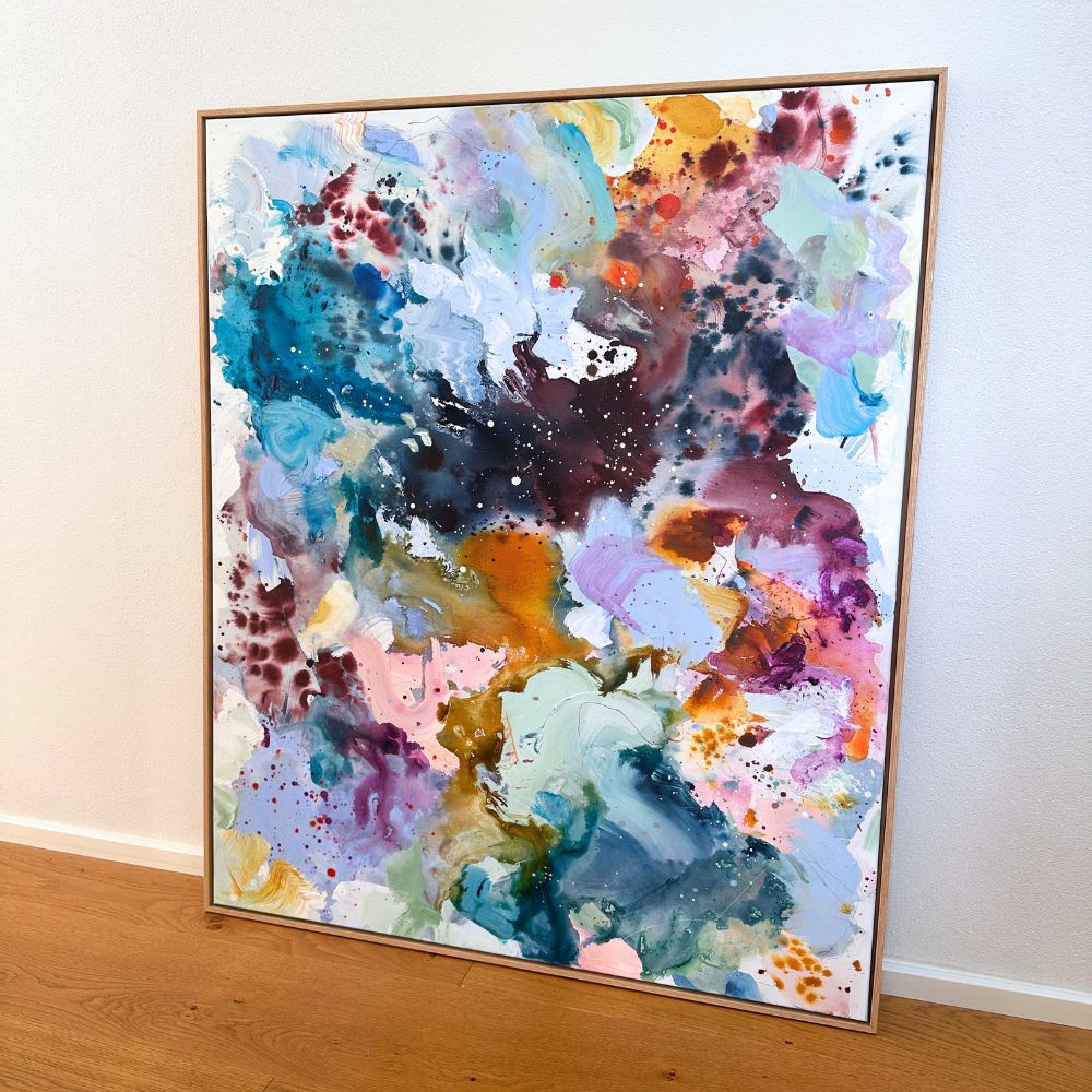 Panorama #2, i egetræs-ramme (100x120 cm)