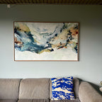 Soft #2 - 90x150 cm - i egetræsramme