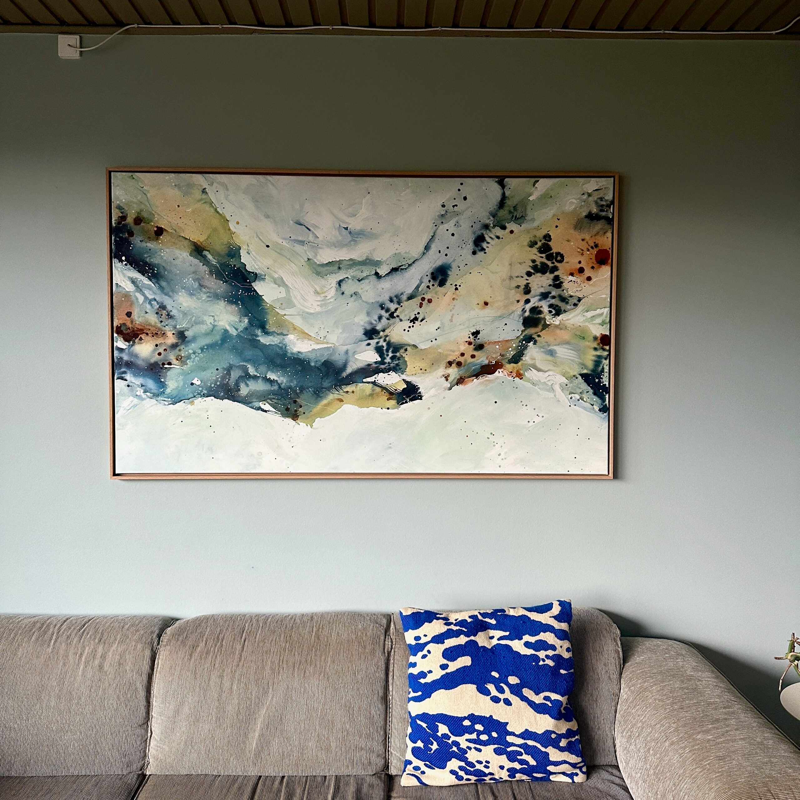 Soft #2 - 90x150 cm - i egetræsramme